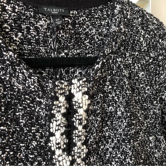 💓 Sz2X Talbots knit sweater cardigan - Picture 2 of 7